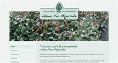 Desktop Screenshot of johanvanmigerode.be